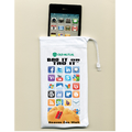 Micro Fiber Cell Phone Bag/ Pouch w/ Footprint Design